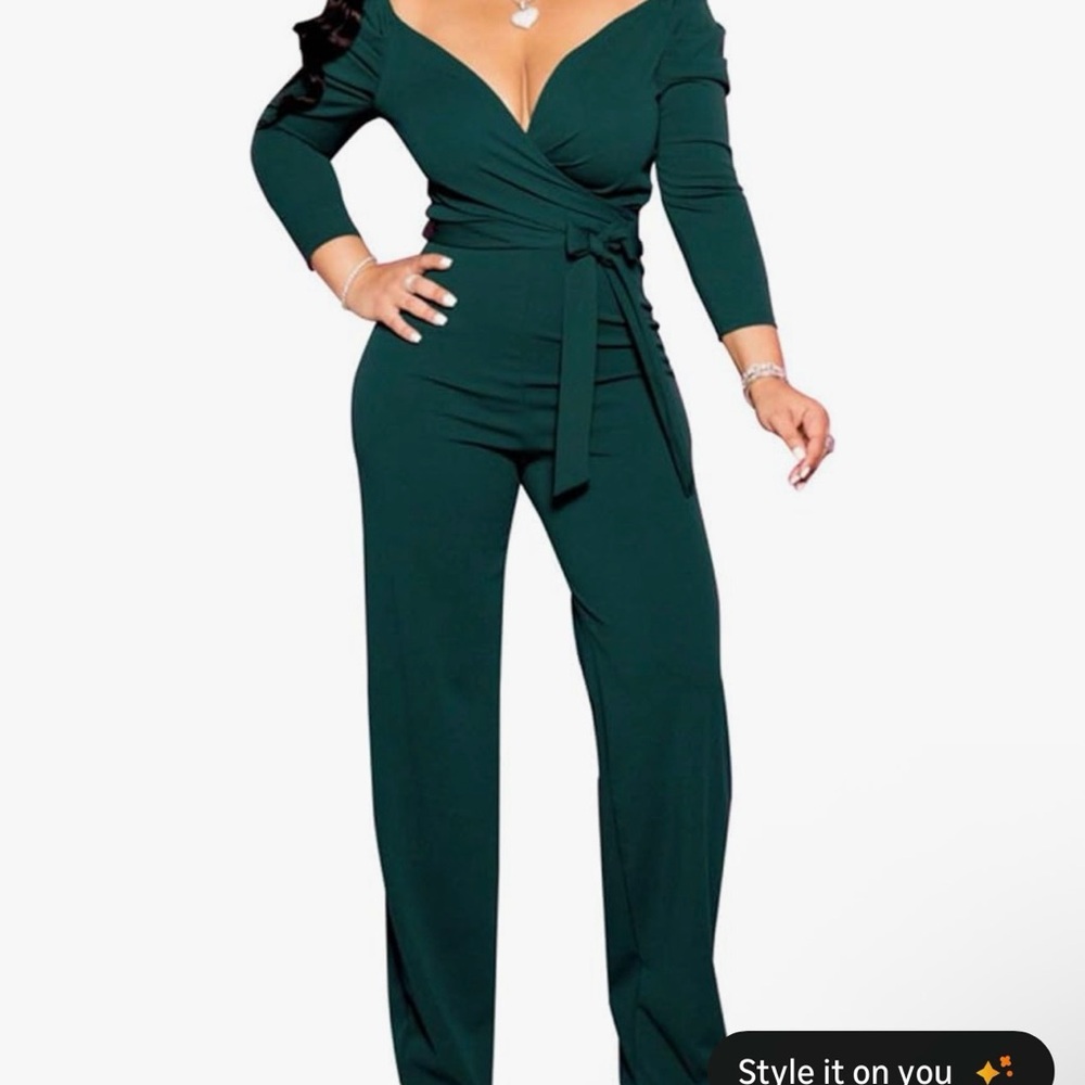 Chic Teal Women's Jumpsuit